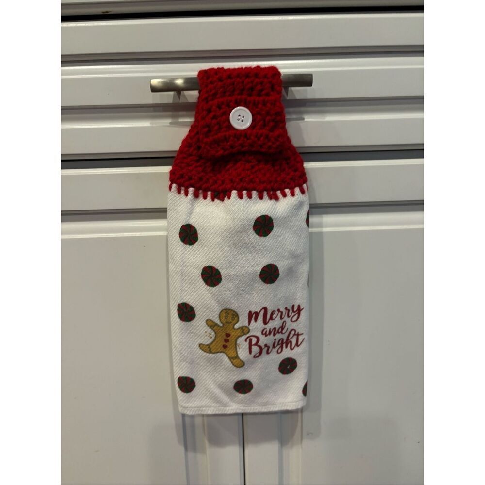 Crochet Top Kitchen Towel-Mickey Ears